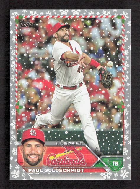 Topps Topps Holiday H Paul Goldschmidt Metallic Snowflake