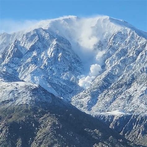 First Ever Avalanche On San Jacinto Feb Th Clamshack Flickr