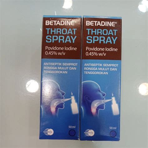 Jual Betadine Throat Spray 50ml Shopee Indonesia