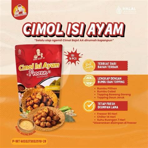 jual cimol bojot aa isi ayam rasa jagung bakar shopee indonesia