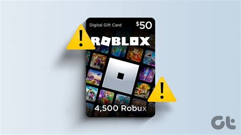 Top 6 Ways To Fix Roblox Gift Card Not Working Guiding Tech