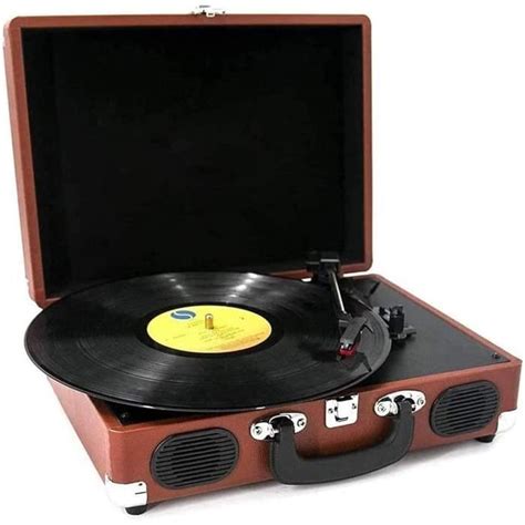 Vsdexr Tourne Disque Vinyle Vintage Phonographe R Tro Platine Disque