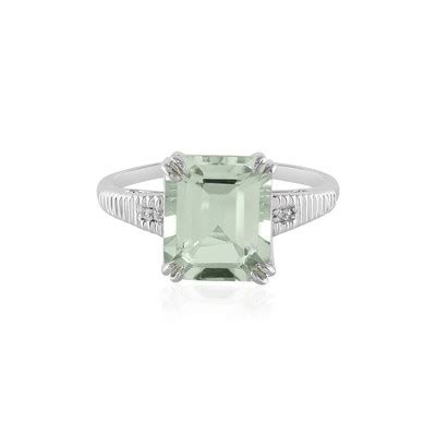 Anello In Argento Con Ametista Verde Sg Gioielli Juwelo