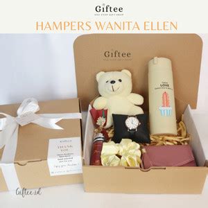 Jual Hampers Wanita Ellen Cewek Dompet Botol Minum Jam Boneka Parfum