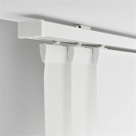 Vidga Triple Track Rail White 140 Cm Ikea