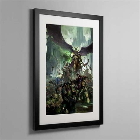 Mortarion Daemon Primarch Of Nurgle Portrait Warhammer Art