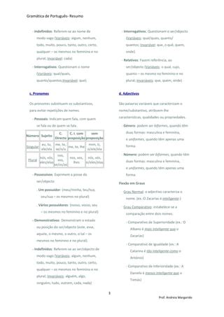 Gramatica Resumo PDF