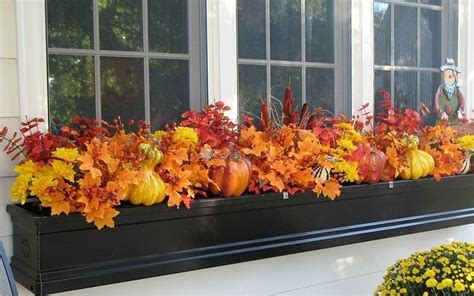 62 Cheap And Easy Fall Window Boxes Ideas Fall Window Boxes Window