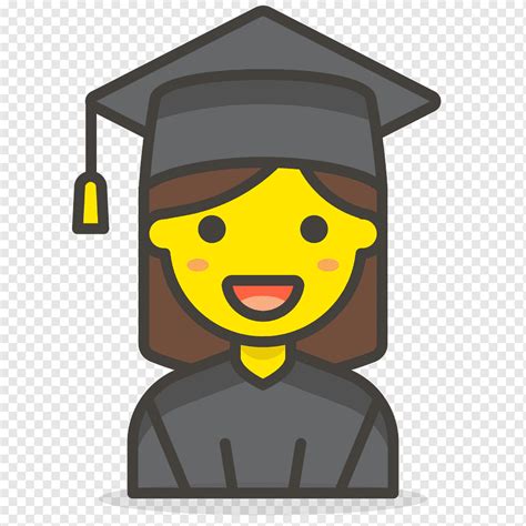 Student Woman Streamline Emoji Icon Png Pngwing