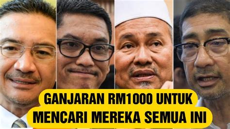 Gempar Ganjaran Rm Untuk Menjumpai Ahli Parlimen Menteri Dan