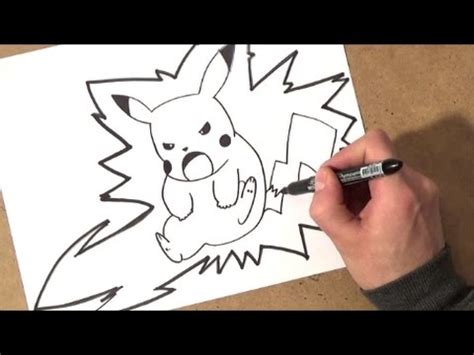 Dibujo De Pikachu Rayo