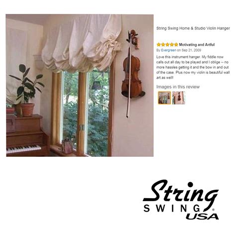 Wall Mount Violin Hanger | CC01V - String Swing