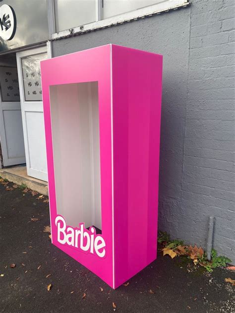 6ft High Life Size Barbie Box Prop Events Signage Selfie Signs Barbie