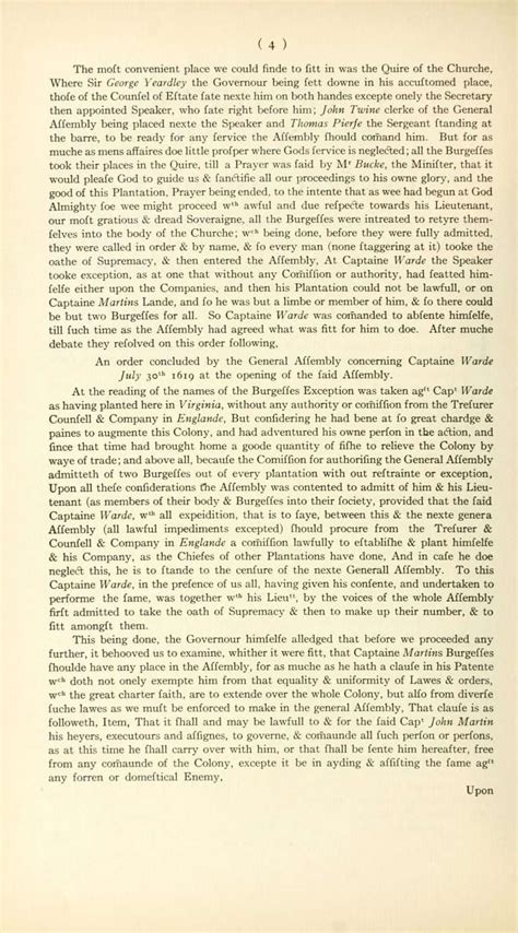 Journals of the House of Burgesses, 1619–1658/59, Page 4 - Encyclopedia ...