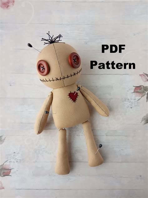 Printable Voodoo Doll Sewing Pattern