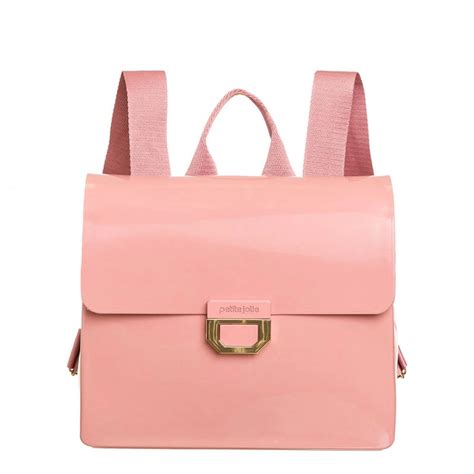 Bolsa Mochila Petite Jolie Anna Feminina PJ10655 Rosa Antigo Botas