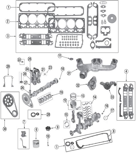 Jeep Grand Cherokee Engine Parts