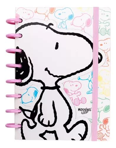 Cuaderno Inteligente Loop Con Disco A5 Snoopy Mooving Cuotas sin interés