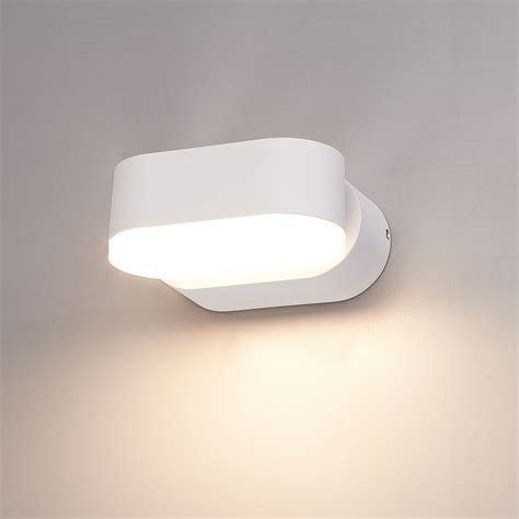 Dimbare Led Wandlamp Dayton Wit Watt K Kantelbaar Ip