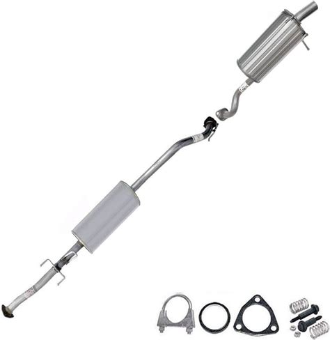 Amazon Stainless Steel Resonator Muffler Exhaust System Kit Fits