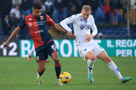 Genoa Empol 1 1i Gol E Highlights Cancellieri Risponde A Malinovskyi