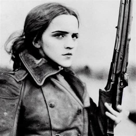 Photograph Of Soviet Chekist Comrade Emma Watson Stable Diffusion