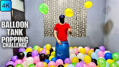 Ultimate Balloon Popping Challenge 400 Colorful Balloons Vs Water Tank 💦🎈 People Popping