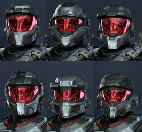 Comparison between all the 'Mark' helmets in Halo Infinite : r/halo