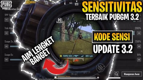 SENSITIVITAS PUBG MOBILE TERBAIK GYRO NO GYRO CARA AIM LURUS KODE