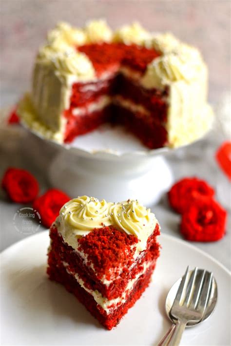 Eggless Red Velvet Cake Cooking From Heart