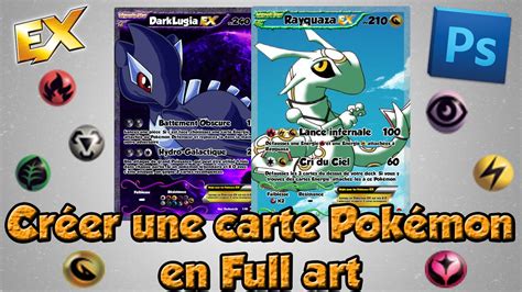 [tuto] Comment Créer Une Carte Pokémon En Ex Full Art Avec Photoshop