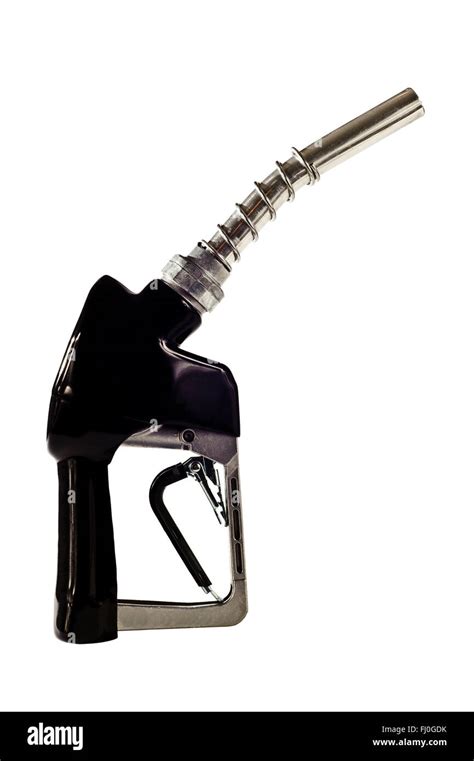 Black Gasoline Fuel Pump Nozzle Stock Photo Alamy