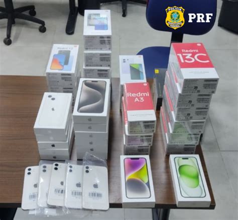 PRF Apreende 60 Celulares Transportados Ilegalmente No Norte Do