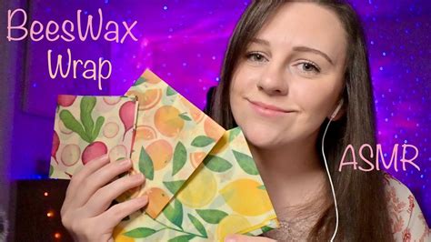 Beeswax Wrap Unwrapping Tapping Tracing Asmr Whispered Youtube