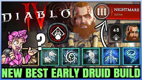 Diablo 4 New Best Highest Damage Druid Build Fast 1 70 Skills