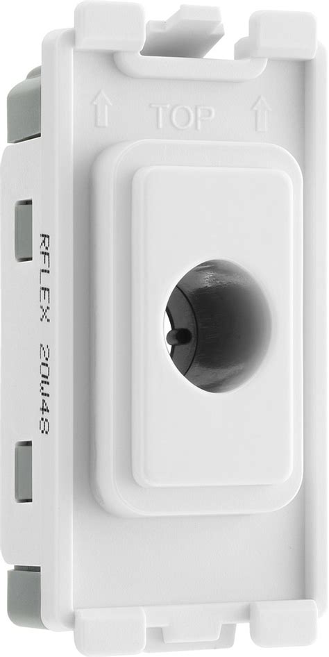 Bg Nexus Grid White Rflex Flex Outlet Module Pec Lights Grid