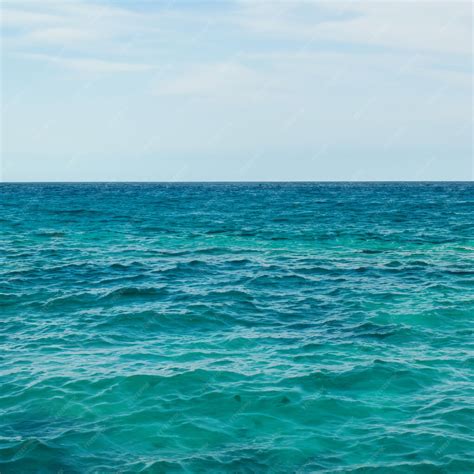 Premium Photo | Blue ocean landscape