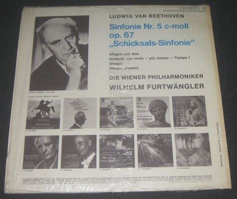 Furtwangler Beethoven Symphony No 5 Electrola Dacapo 1C 047 00771