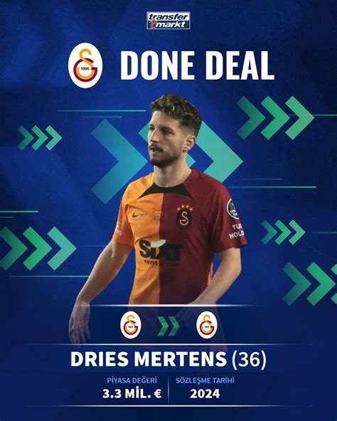 Transfermarkt Tr On Twitter Galatasaray Dries Mertens In