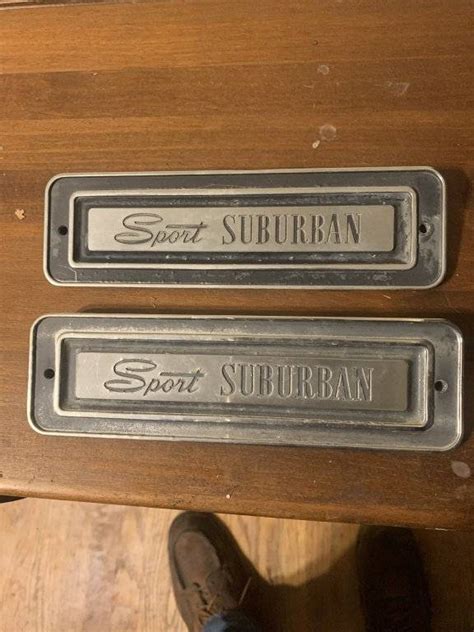 For Sale 1969 Sport Suburban Emblems For C Bodies Only Classic Mopar Forum