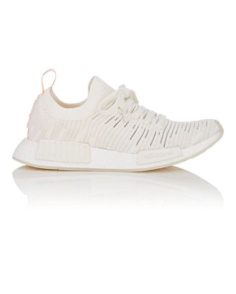 Adidas Rubber Nmd R1 Stlt Primeknit Sneakers In Cream White Lyst