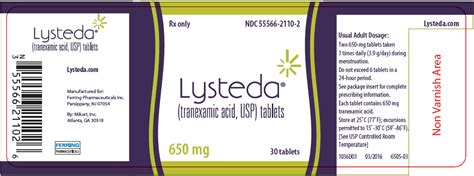 Buy Tranexamic Acid Lysteda Mg From Gnh India At The Best Price