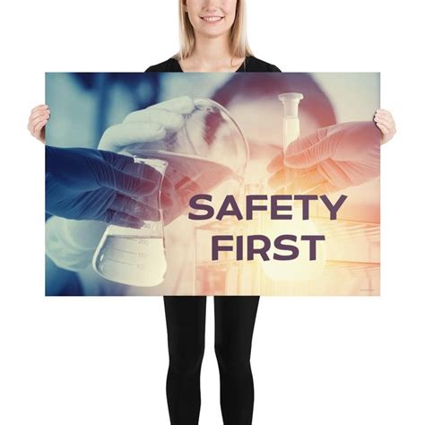 Lab Safety Poster Promote A Safety First Mindset Safety Posters Lab