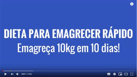 Dieta Para Emagrecer 10kg Em 10 Dias Comprovado Funciona Mesmo Youtube