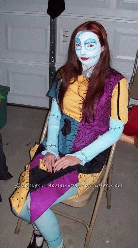 Coolest Homemade Sally From Nightmare Before Christmas Costume