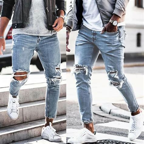 Ripped Jeans Style For Men