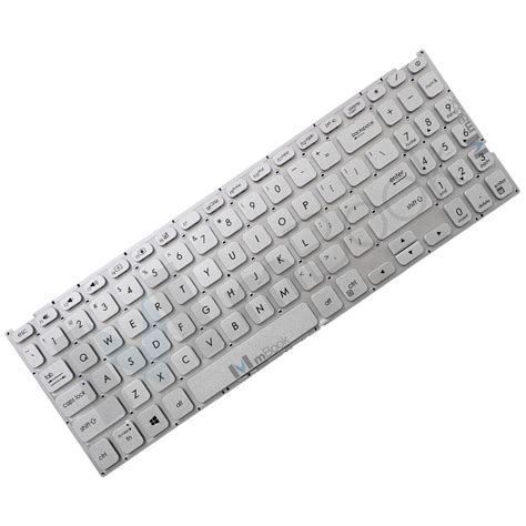 Teclado Pra Asus Vivobook X Fa Us Prateado