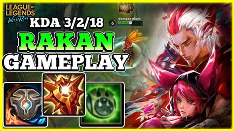 New Champion RAKAN Support Rakan Wild Rift Gameplay Ft Xayah