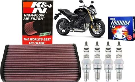 Filtro Ar K N Kn Vela Ngk Iridium Honda Cb600f Cb600 Hornet Escorrega