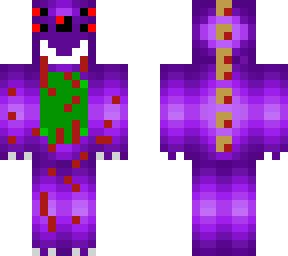 evil barnie minecraft skin